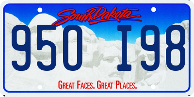 SD license plate 95OI98