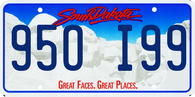 SD license plate 95OI99