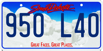 SD license plate 95OL40