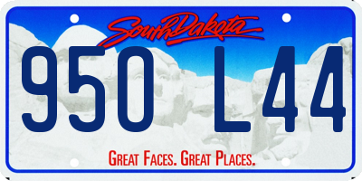 SD license plate 95OL44
