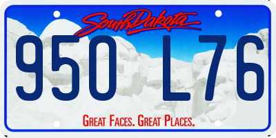 SD license plate 95OL76