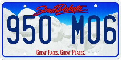 SD license plate 95OM06