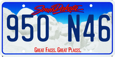 SD license plate 95ON46