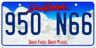 SD license plate 95ON66