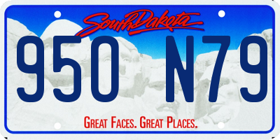 SD license plate 95ON79