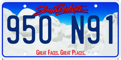 SD license plate 95ON91