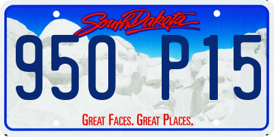 SD license plate 95OP15