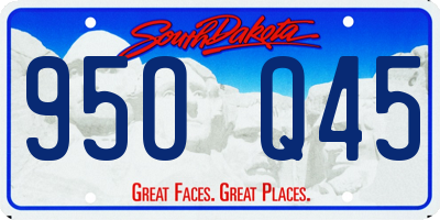SD license plate 95OQ45