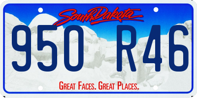 SD license plate 95OR46