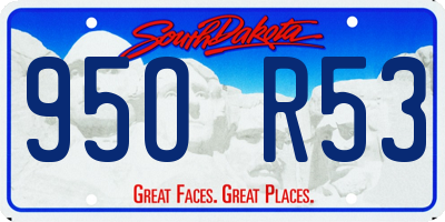 SD license plate 95OR53