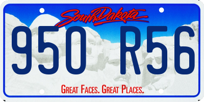 SD license plate 95OR56