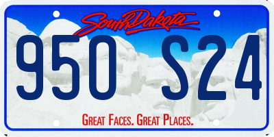 SD license plate 95OS24
