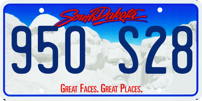 SD license plate 95OS28