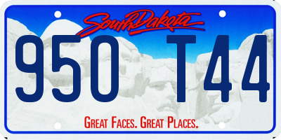 SD license plate 95OT44
