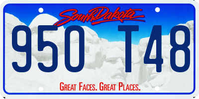 SD license plate 95OT48