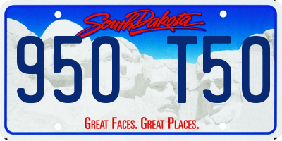 SD license plate 95OT50