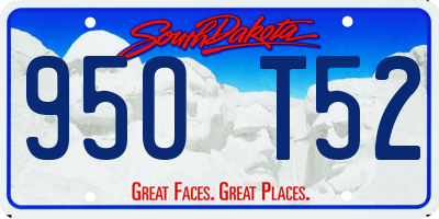 SD license plate 95OT52