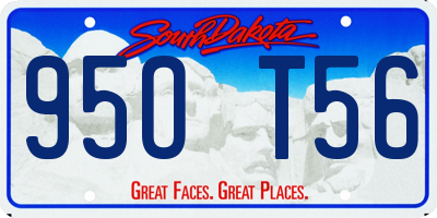 SD license plate 95OT56