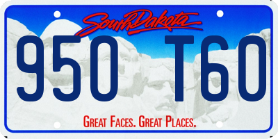 SD license plate 95OT60