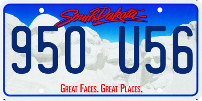 SD license plate 95OU56