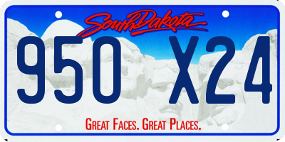 SD license plate 95OX24