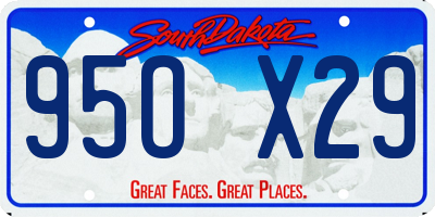 SD license plate 95OX29