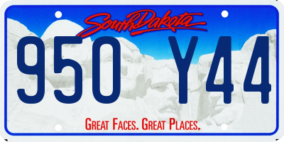 SD license plate 95OY44