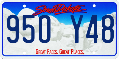 SD license plate 95OY48