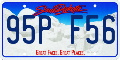SD license plate 95PF56