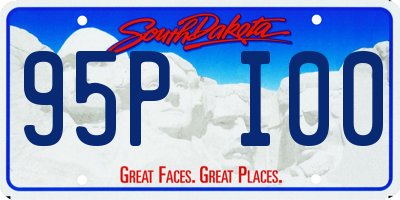 SD license plate 95PI00