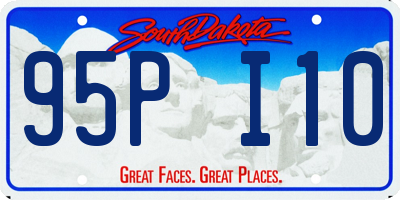 SD license plate 95PI10