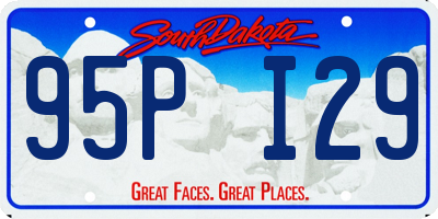 SD license plate 95PI29