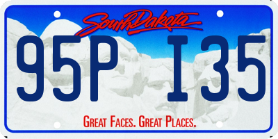 SD license plate 95PI35
