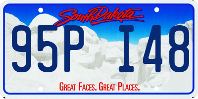 SD license plate 95PI48