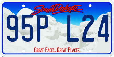 SD license plate 95PL24