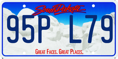 SD license plate 95PL79