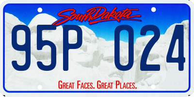SD license plate 95PO24