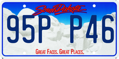 SD license plate 95PP46