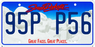 SD license plate 95PP56