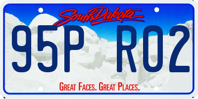 SD license plate 95PR02