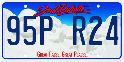 SD license plate 95PR24
