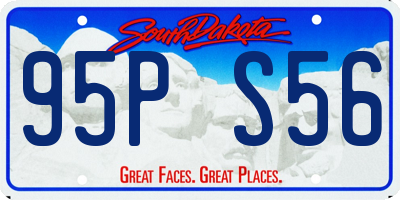 SD license plate 95PS56