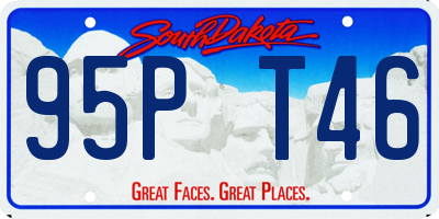 SD license plate 95PT46