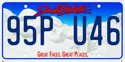 SD license plate 95PU46