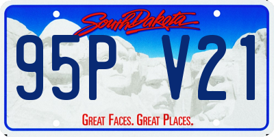 SD license plate 95PV21