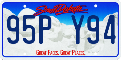SD license plate 95PY94