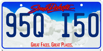 SD license plate 95QI50