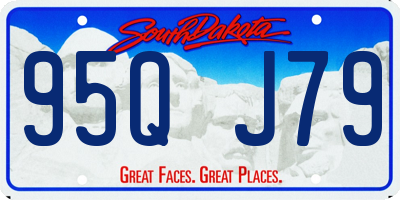 SD license plate 95QJ79