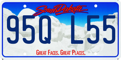 SD license plate 95QL55