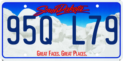 SD license plate 95QL79